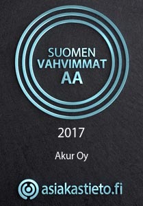 Rakennusliike Akur - Suomen vahvimmat AA-luokitus